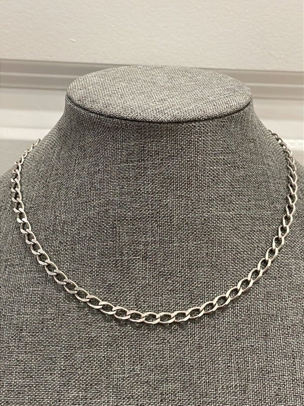 Silver Chain Link Necklace